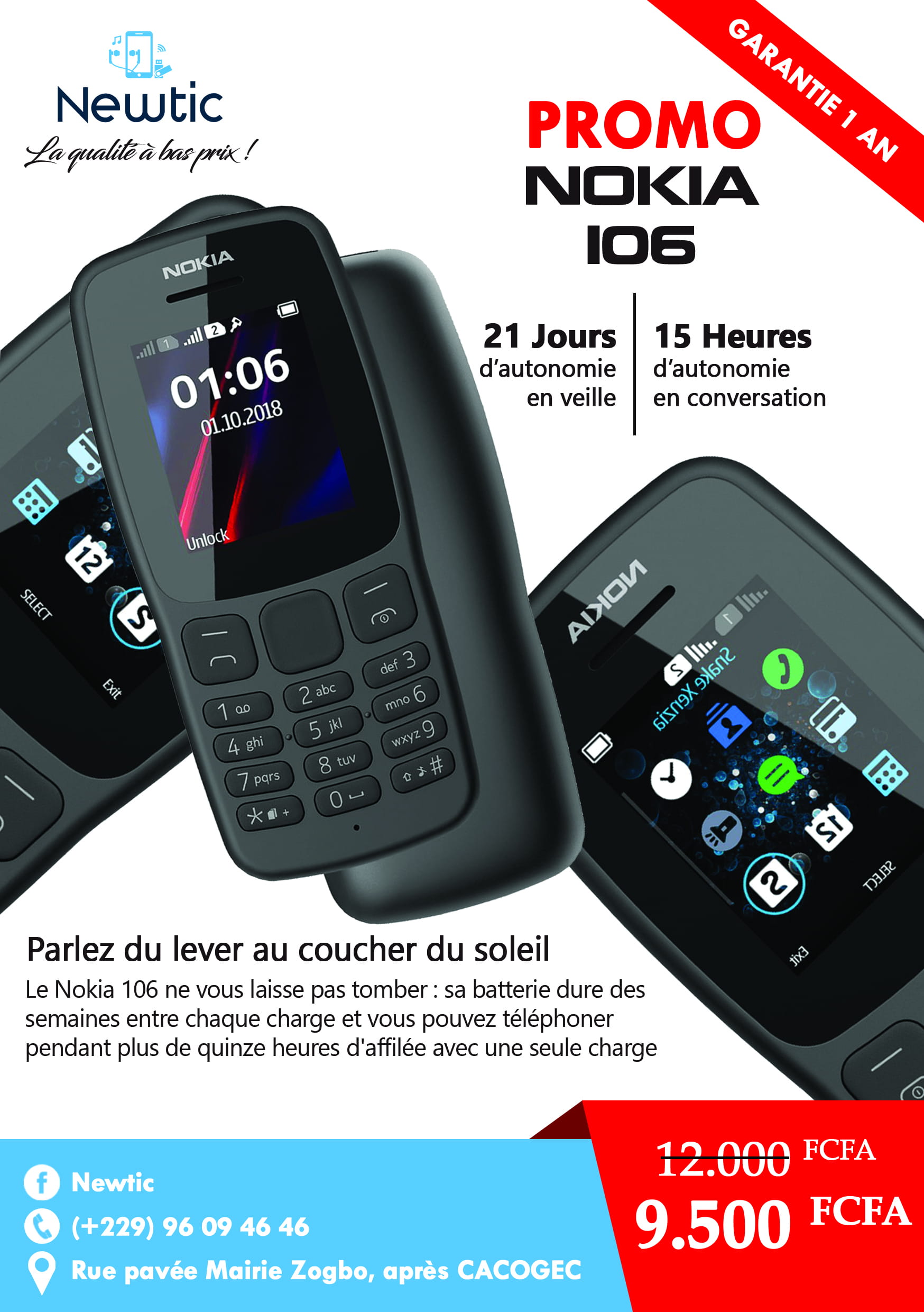 Visuel Réseaux Sociaux – Promotion Nokia | NEWTIC