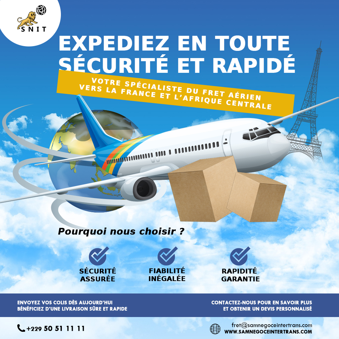 Affiche Digitale – Service Fret Aérien SNIT